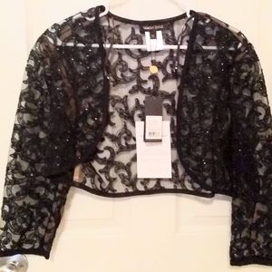 TADASHI SHOJI Jacket Bolero Style Shrug NEW W Tag